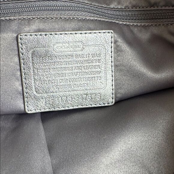 Coach Black and Gray Signature Tote - Picture 12 of 12